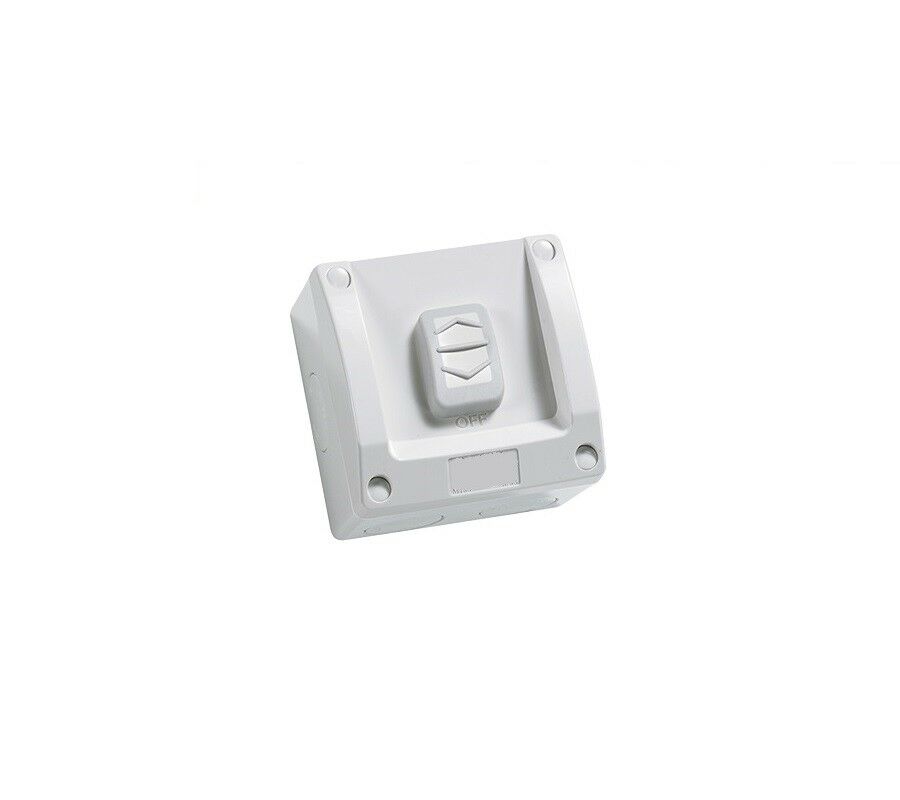 3A AU Single Weatherproof Light Switch