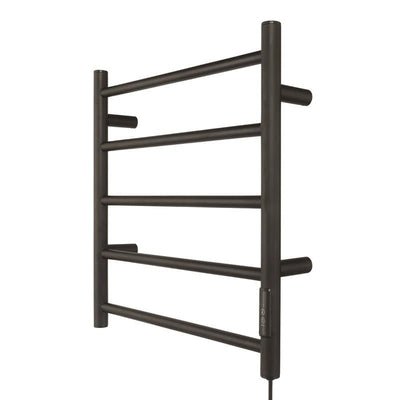 Heated Towel Rail Black Hardwired