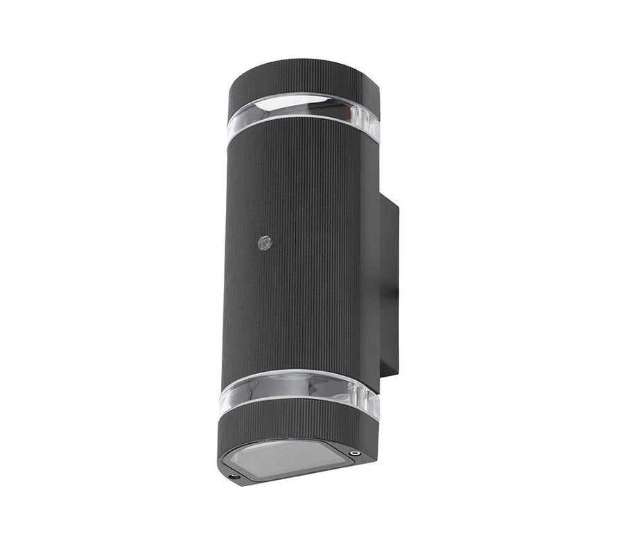3A Oval Up & Down Wall Light Black