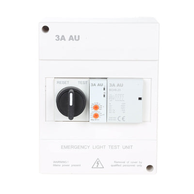 3A AU Surface Mount Emergency Lighting Light Rotary Switch 4 pole 25A Test Unit Kit