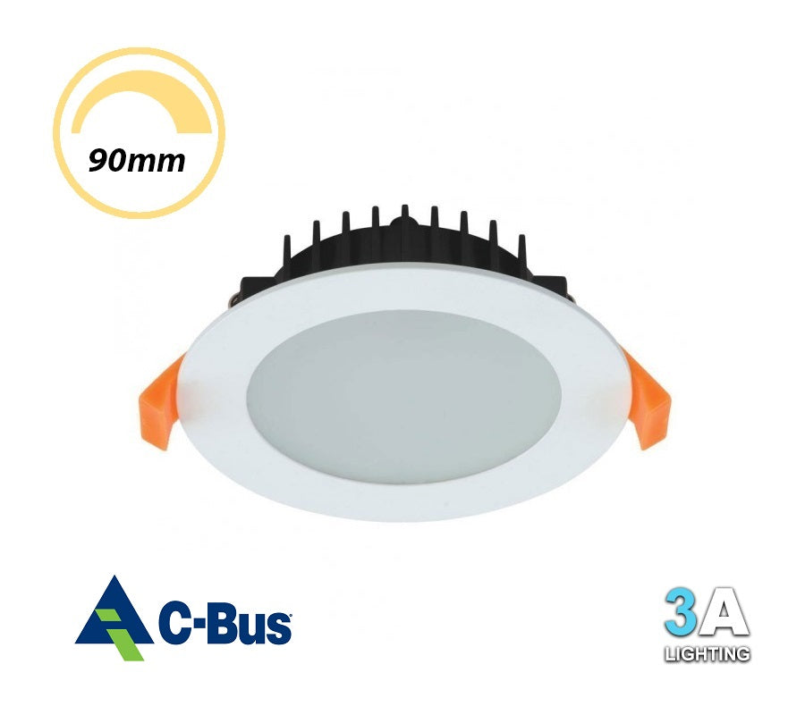 3A 12W LED 90mm Cut Out Dimmable Downlight CCT Flush White w/ Samsung Chip