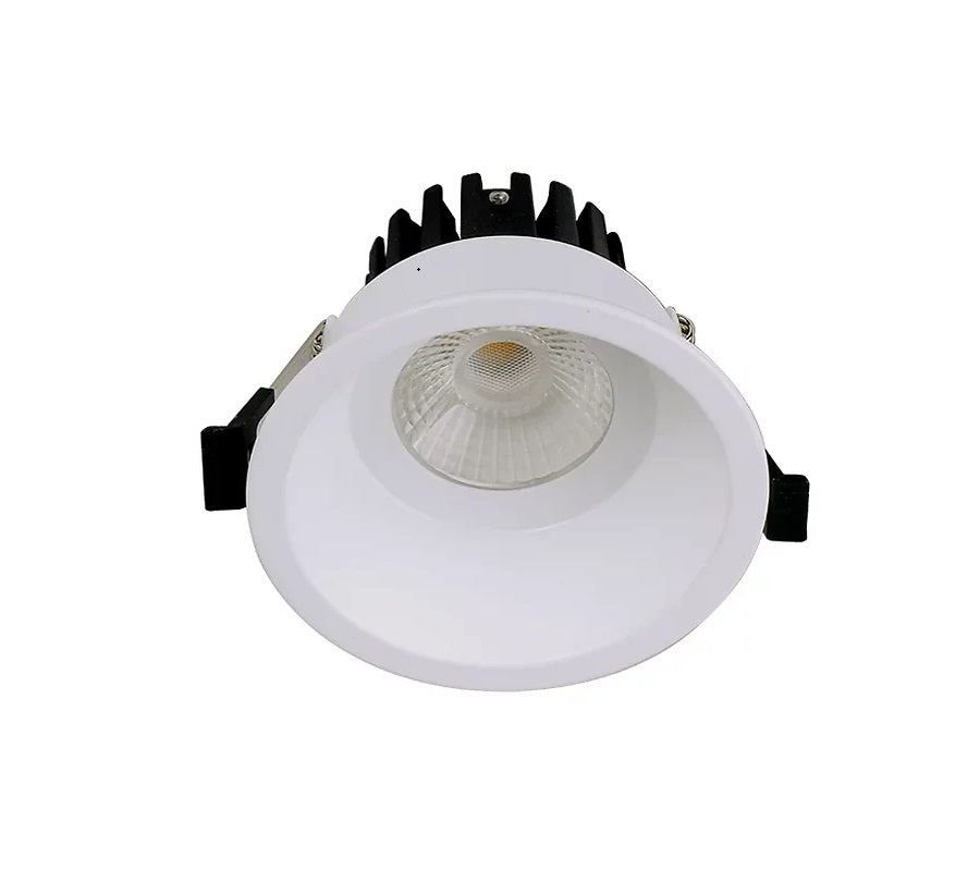 3A 10W LED COB Dimmable Downlight Recessed White DL9453WH