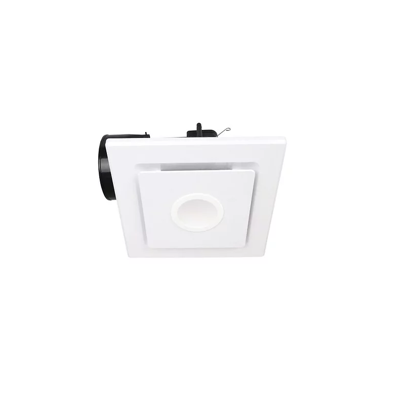 3A Bathroom Square Duct Ventilation Ceiling Exhaust Fan with 10W LED Light