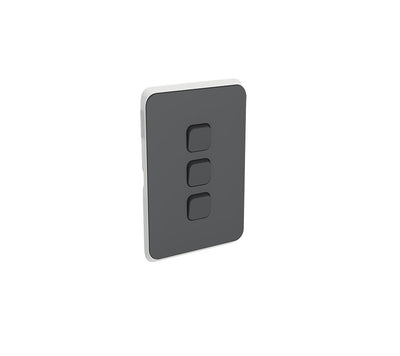 CLIPSAL Iconic Switch Series Anthracite Skin Only