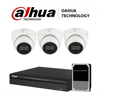 DAHUA 6MP Turret Camera + HDD + NVR KIT - CCTV Security Surveillance