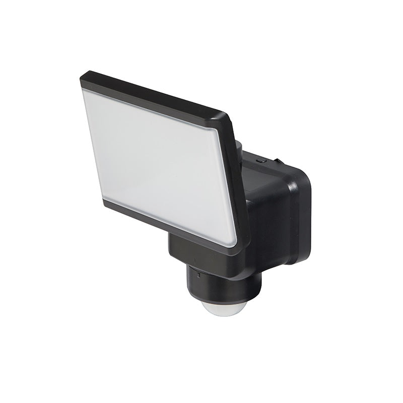 Martec Patrol LED Outdoor Flood Light Sensor 20w Tricolour Matt Black