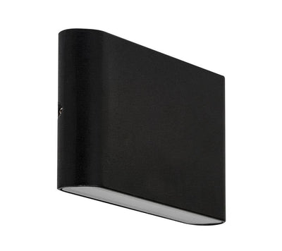 3A Large Slim Up & Down Wall Light Black